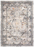 Alhambra 600 Alhambra 610 Traditional Power Loomed 60% Polypropylene, 40% Shrink Poly Rug Grey / Cream