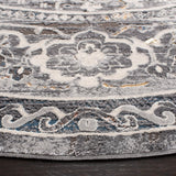 Alhambra 600 Alhambra 610 Traditional Power Loomed 60% Polypropylene, 40% Shrink Poly Rug Grey / Cream