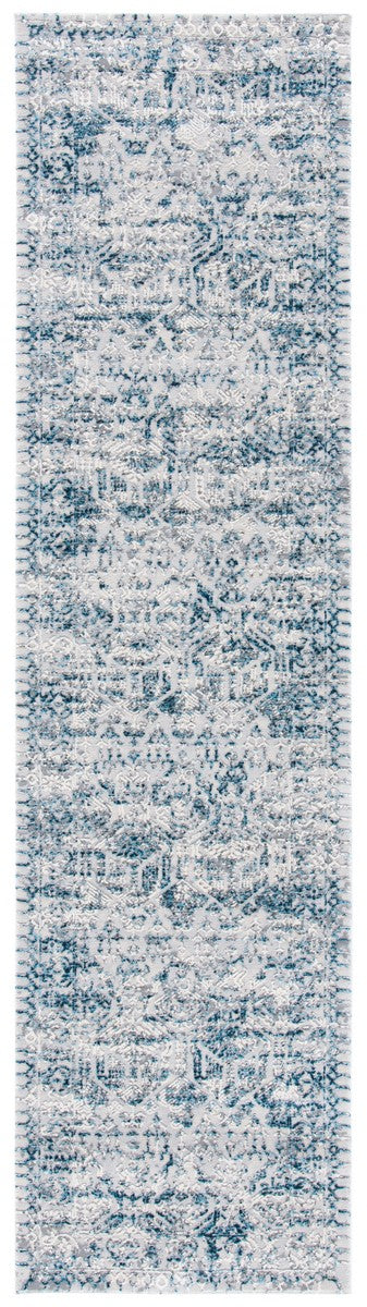 Alhambra 600 Alhambra 625 Traditional Power Loomed 60% Polypropylene, 40% Shrink Poly Rug Cream / Turquoise