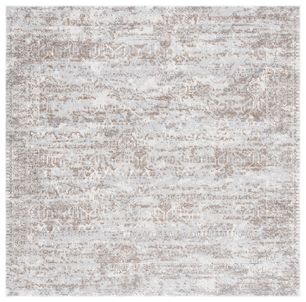 Alhambra 600 Alhambra 625 Traditional Power Loomed 60% Polypropylene, 40% Shrink Poly Rug Grey / Brown