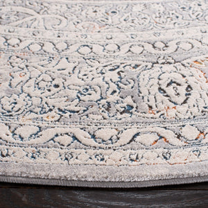 Alhambra 600 Alhambra 628 Traditional Power Loomed 60% Polypropylene, 40% Shrink Poly Rug Cream / Grey