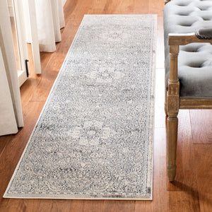 Alhambra 600 Alhambra 628 Traditional Power Loomed 60% Polypropylene, 40% Shrink Poly Rug Cream / Blue