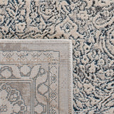 Alhambra 600 Alhambra 628 Traditional Power Loomed 60% Polypropylene, 40% Shrink Poly Rug Cream / Blue