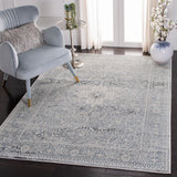 Alhambra 600 Alhambra 628 Traditional Power Loomed 60% Polypropylene, 40% Shrink Poly Rug Cream / Blue