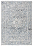 Alhambra 600 Alhambra 628 Traditional Power Loomed 60% Polypropylene, 40% Shrink Poly Rug Cream / Blue