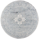 Alhambra 600 Alhambra 628 Traditional Power Loomed 60% Polypropylene, 40% Shrink Poly Rug Cream / Blue