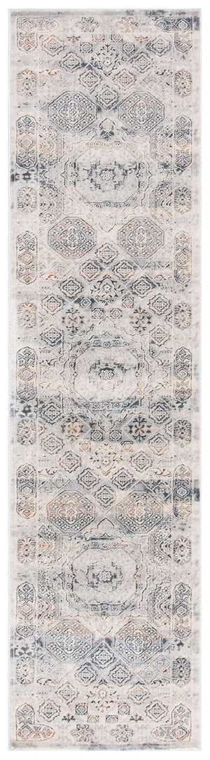 Alhambra 600 Alhambra 629 Traditional Power Loomed 60% Polypropylene, 40% Shrink Poly Rug Cream / Grey
