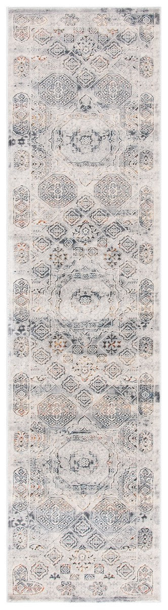 Alhambra 600 Alhambra 629 Traditional Power Loomed 60% Polypropylene, 40% Shrink Poly Rug Cream / Grey