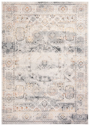 Alhambra 600 Alhambra 629 Traditional Power Loomed 60% Polypropylene, 40% Shrink Poly Rug Cream / Grey