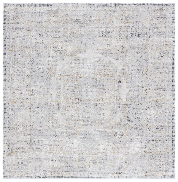 Alhambra 600 Alhambra 629 Traditional Power Loomed 60% Polypropylene, 40% Shrink Poly Rug Light Grey / Grey