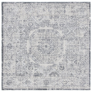 Alhambra 600 Alhambra 629 Traditional Power Loomed 60% Polypropylene, 40% Shrink Poly Rug Dark Grey / Grey