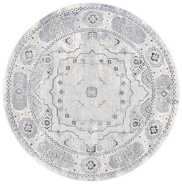 Alhambra 600 Alhambra 629 Traditional Power Loomed 60% Polypropylene, 40% Shrink Poly Rug Ivory / Grey