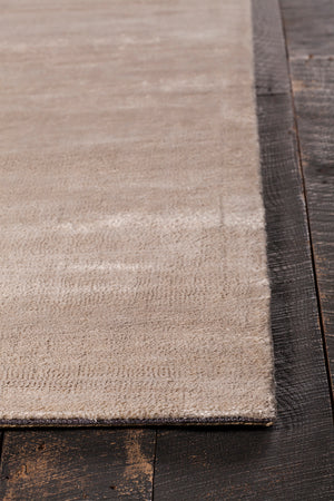 Chandra Rugs Alida 100% Art Silk Hand-Woven Contemporary Rug Beige 9' x 13'