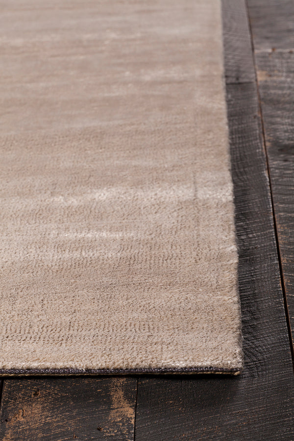 Chandra Rugs Alida 100% Art Silk Hand-Woven Contemporary Rug Beige 9' x 13'