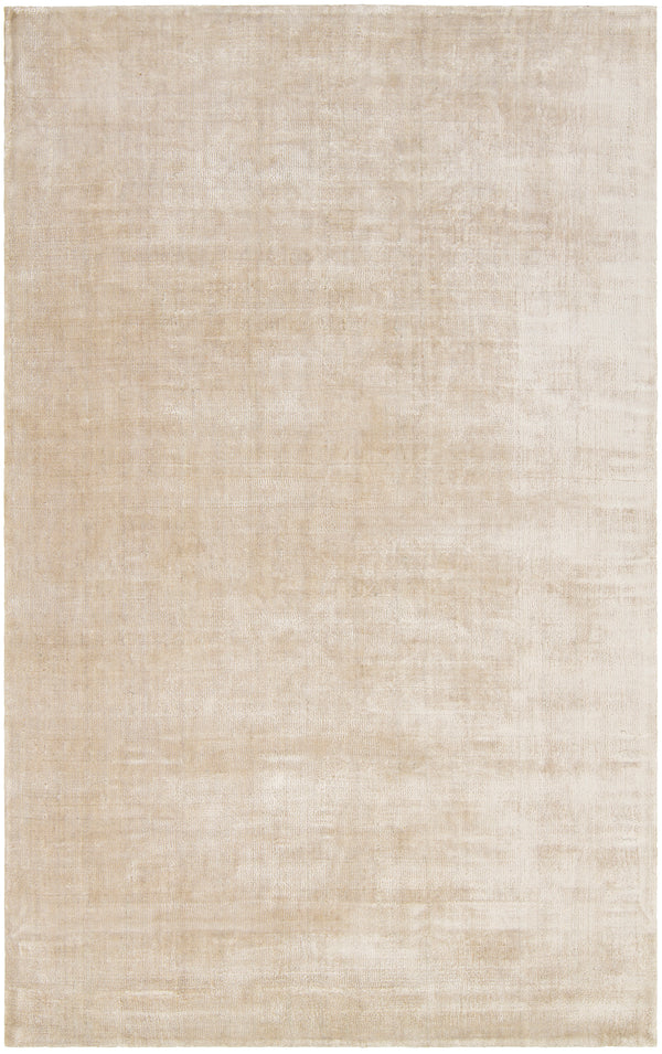 Chandra Rugs Alida 100% Art Silk Hand-Woven Contemporary Rug Beige 9' x 13'