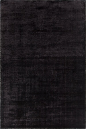 Chandra Rugs Alida 100% Art Silk Hand-Woven Contemporary Rug Charcoal 9' x 13'