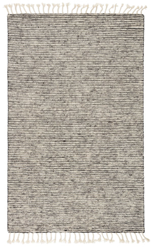 Jaipur Living Alpine Hand-Knotted Stripe White/ Gray Area Rug (12'X15')