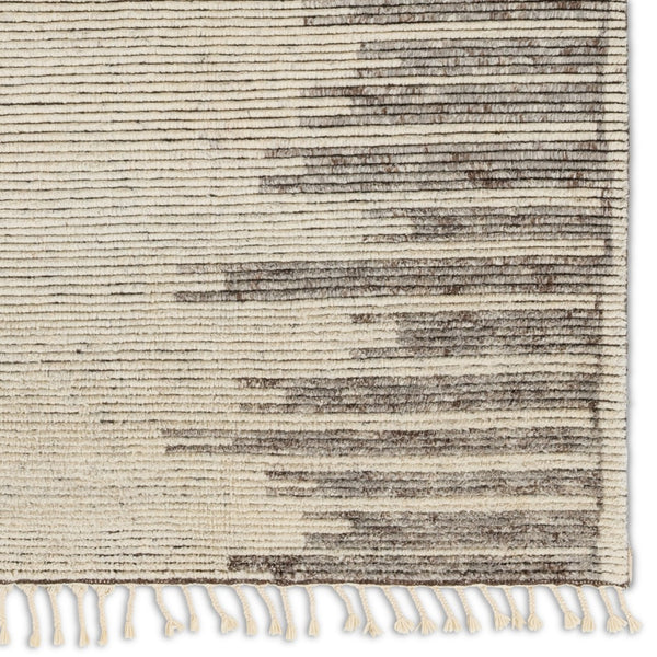 Jaipur Living Alpine Patra ALP05 Hand Knotted 100% Wool Solid Area Rug Cream 100% Wool RUG155792