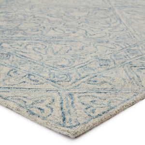 Jaipur Living Almira Carmen ALR01 Hand Tufted Handmade Indoor Transitional Rug Blue 3' x 10'