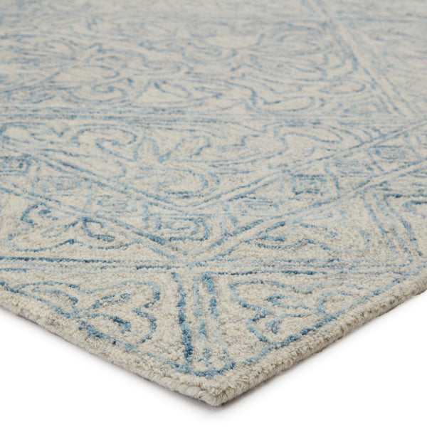 Jaipur Living Almira Carmen ALR01 Hand Tufted Handmade Indoor Transitional Rug Blue 3' x 10'