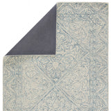 Jaipur Living Carmen Handmade Trellis Blue/ Light Gray Area Rug (6'X9')