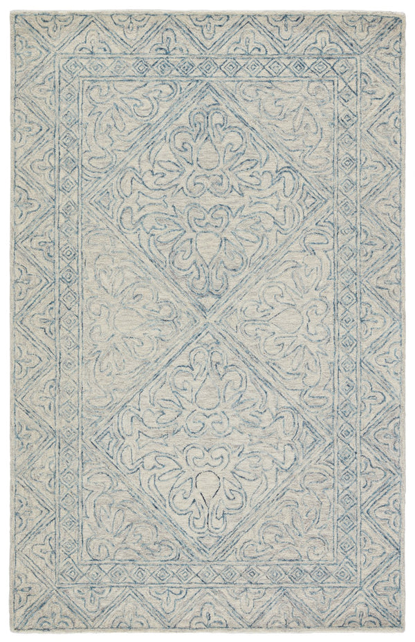 Jaipur Living Almira Carmen ALR01 Hand Tufted Handmade Indoor Transitional Rug Blue 3' x 10'