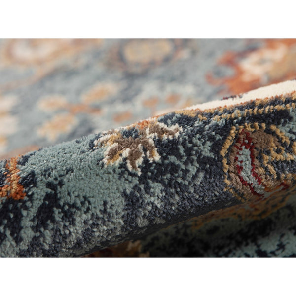 AMER Rugs Allure ALU-10 Power-Loomed Oriental Classic Area Rug Teal 8'9" x 11'9"