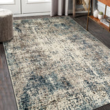 AMER Rugs Allure ALU-12 Power-Loomed Abstract Modern & Contemporary Area Rug Blue 8'9" x 11'9"
