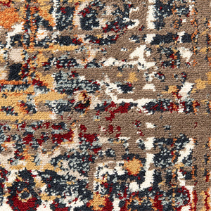 AMER Rugs Allure ALU-4 Power-Loomed Medallion Classic Area Rug Red 8'9" x 11'9"