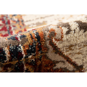 AMER Rugs Allure ALU-4 Power-Loomed Medallion Classic Area Rug Red 8'9" x 11'9"