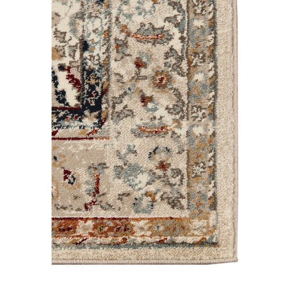 AMER Rugs Allure ALU-5 Power-Loomed Bordered Classic Area Rug Beige 8'9" x 11'9"