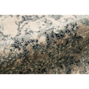 AMER Rugs Allure ALU-6 Power-Loomed Medallion Classic Area Rug Blue 8'9" x 11'9"