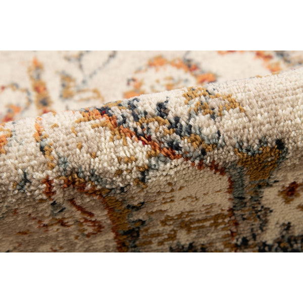 AMER Rugs Allure ALU-7 Power-Loomed Medallion Classic Area Rug Gold 8'9" x 11'9"