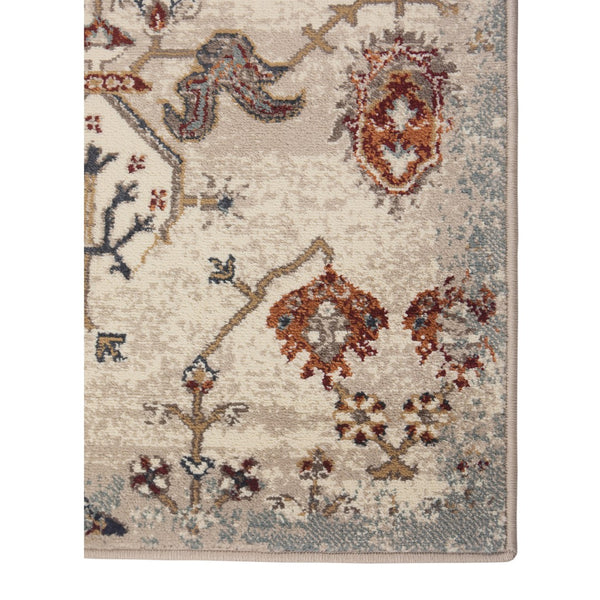 AMER Rugs Allure ALU-8 Power-Loomed Oriental Classic Area Rug Beige 8'9" x 11'9"