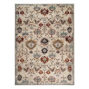 AMER Rugs Allure ALU-8 Power-Loomed Oriental Classic Area Rug Beige 8'9" x 11'9"