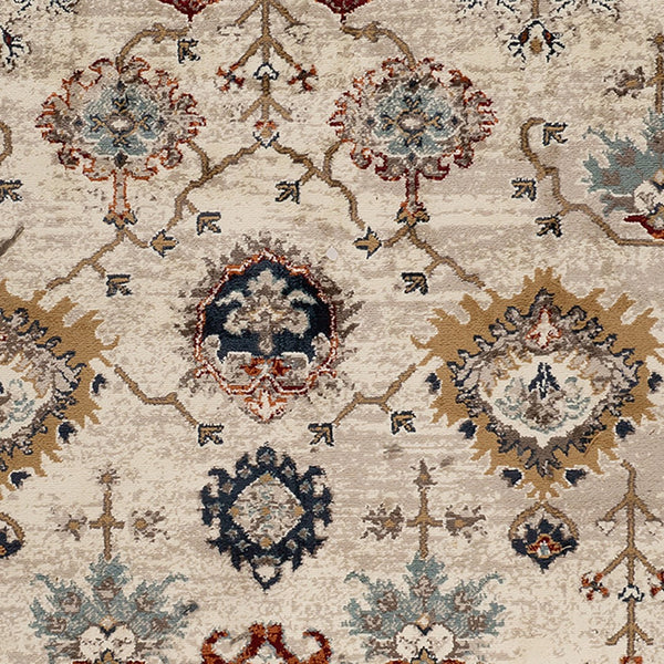 AMER Rugs Allure ALU-8 Power-Loomed Oriental Classic Area Rug Beige 8'9" x 11'9"