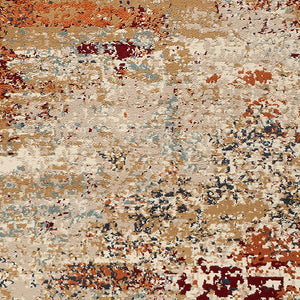AMER Rugs Allure ALU-9 Power-Loomed Abstract Modern & Contemporary Area Rug Orange 8'9" x 11'9"