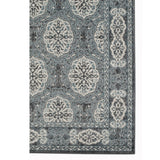 AMER Rugs Alexandria ALX-10 Power-Loomed Bordered Transitional Area Rug Blue 8'9" x 11'9"