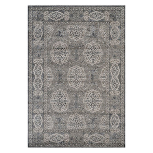 AMER Rugs Alexandria ALX-11 Power-Loomed Bordered Transitional Area Rug Walnut 8'9" x 11'9"