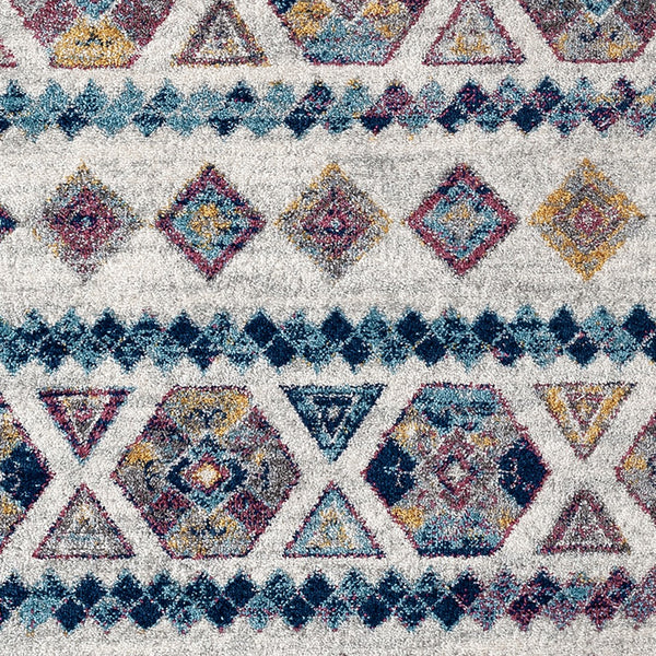 AMER Rugs Alexandria ALX-80 Power-Loomed Geometric Transitional Area Rug Multicolor 8'9" x 11'9"