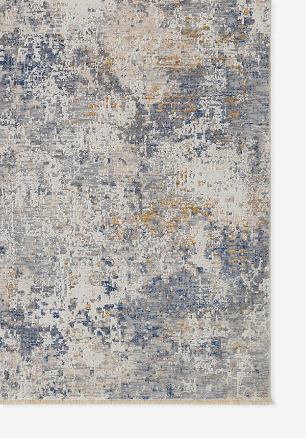 Momeni Amara AMA-2 Machine Made Transitional Abstract Indoor Area Rug Blue 8'10" x 12'7" AMAR0AMA-2BLU8AC7