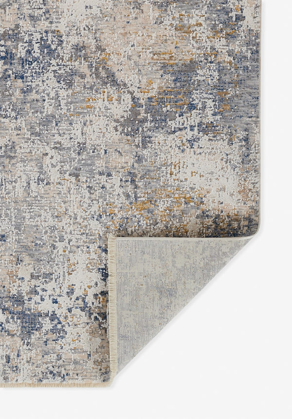 Momeni Amara AMA-2 Machine Made Transitional Abstract Indoor Area Rug Blue 8'10" x 12'7" AMAR0AMA-2BLU8AC7