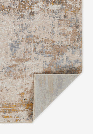 Momeni Amara AMA-4 Machine Made Transitional Abstract Indoor Area Rug Gold 8'10" x 12'7" AMAR0AMA-4GLD8AC7