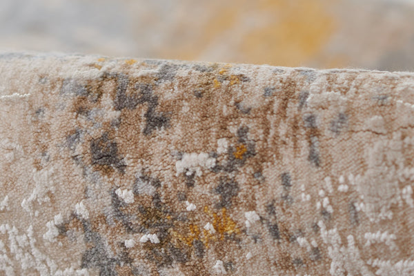 Momeni Amara AMA-4 Machine Made Transitional Abstract Indoor Area Rug Gold 8'10" x 12'7" AMAR0AMA-4GLD8AC7