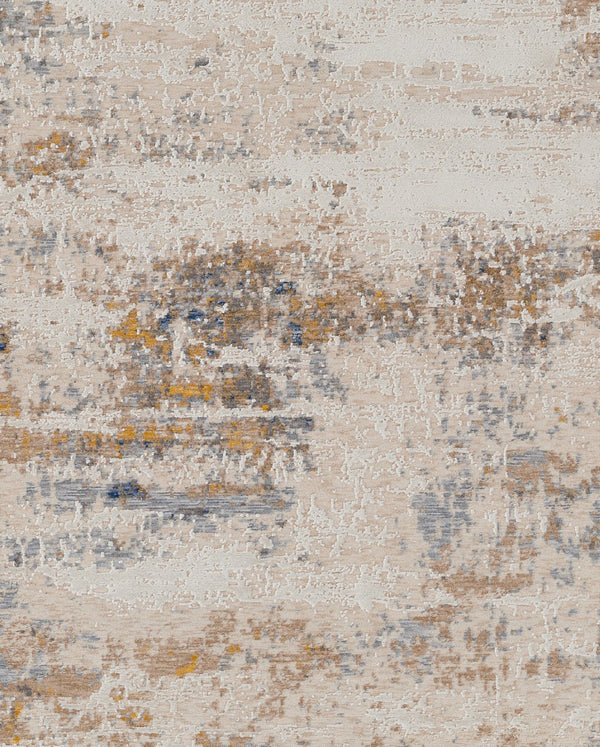 Momeni Amara AMA-4 Machine Made Transitional Abstract Indoor Area Rug Gold 8'10" x 12'7" AMAR0AMA-4GLD8AC7