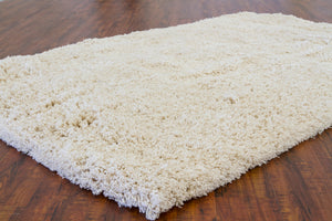 Chandra Rugs Ambiance 100% Wool Hand-Woven Contemporary Rug Ivory 9' x 13'