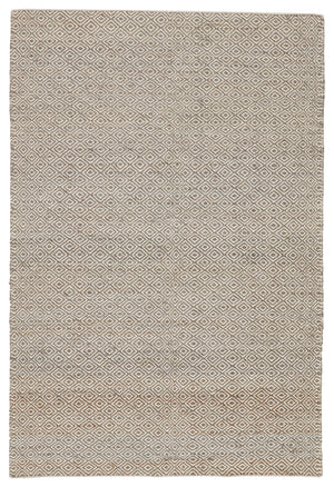 Jaipur Living Wales Natural Geometric Tan/ White Area Rug (10'X14')