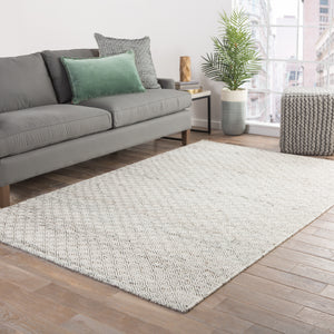 Jaipur Living Wales Natural Geometric Tan/ White Area Rug (10'X14')
