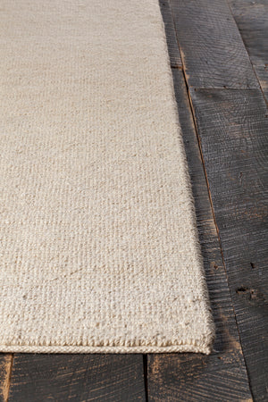 Chandra Rugs Amco 100% Jute Hand-Woven Contemporary Rug White 7'9 x 10'6