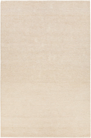 Chandra Rugs Amco 100% Jute Hand-Woven Contemporary Rug White 7'9 x 10'6